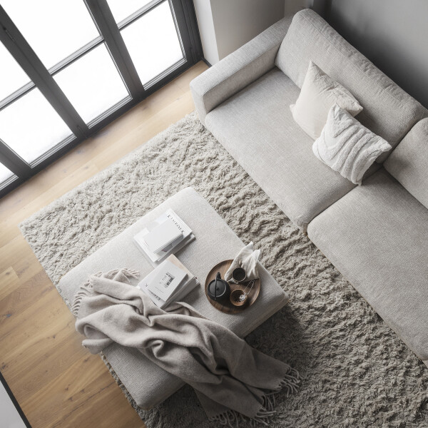 Rowico Duncan foot stool interior up image