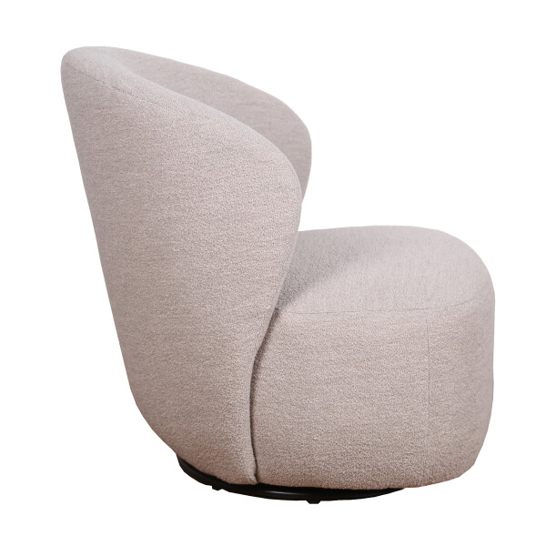 Rowico roselawn lounge chair light beige side image