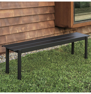 Muuto LINEAR STEEL bänk 170 cm, antracit svart image