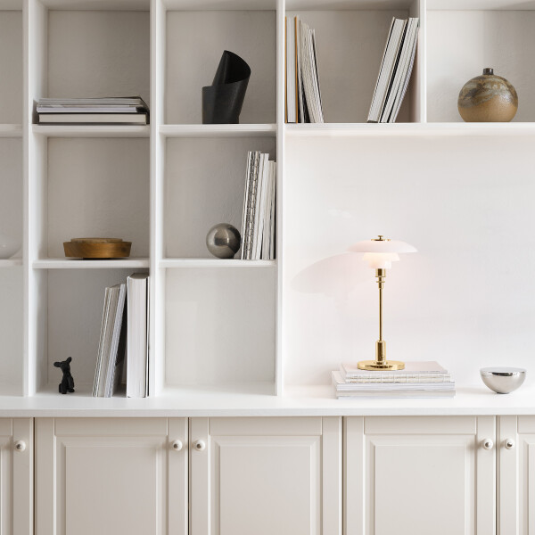 Louis Poulsen PH 2 1 Table Brass Metallised Shelf image