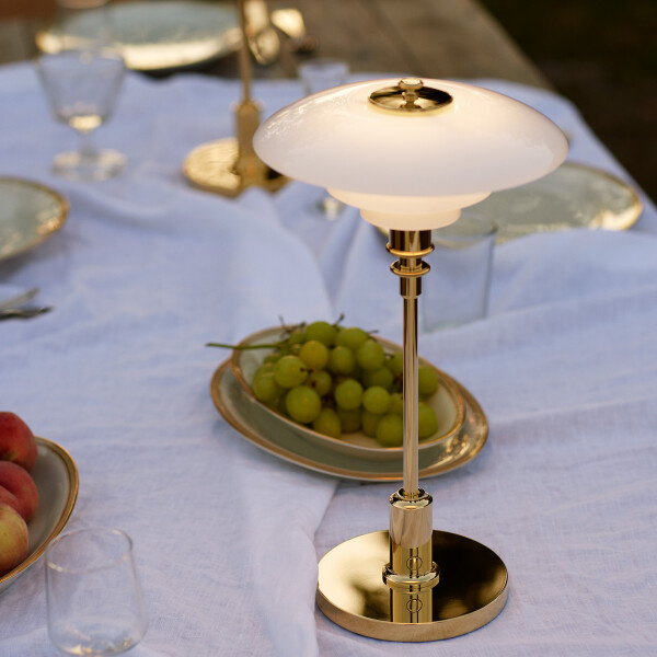 Louis Poulsen PH 2 1 Table Brass Metallised outdoor table image