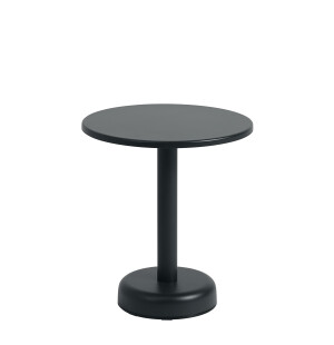 Muuto LINEAR STEEL soffbord Ø42 cm, antracit svart image