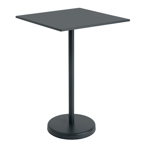 Muuto Linear steel cafe table square 70x70 h 105 black kuva