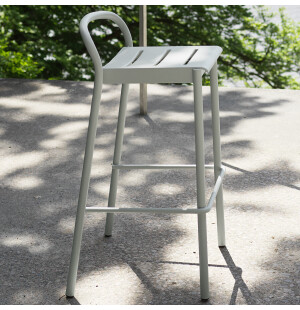 Muuto LINEAR STEEL barstol, grå image