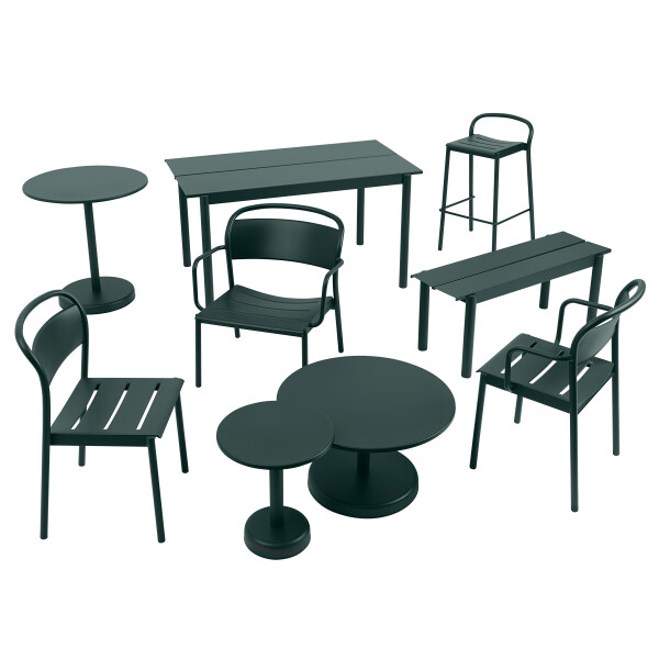 Muuto Linear steel family dark green kuva