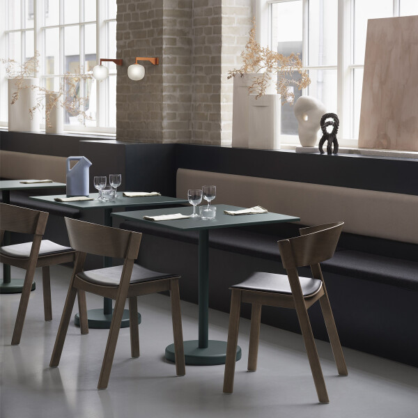 Muuto interior linear steel cafe table dark green image