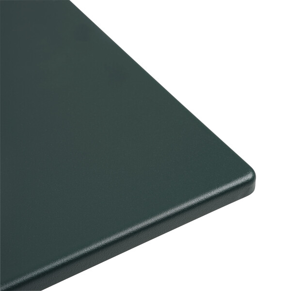 Muuto Linear steel cafe table 70x70 dark green detail image