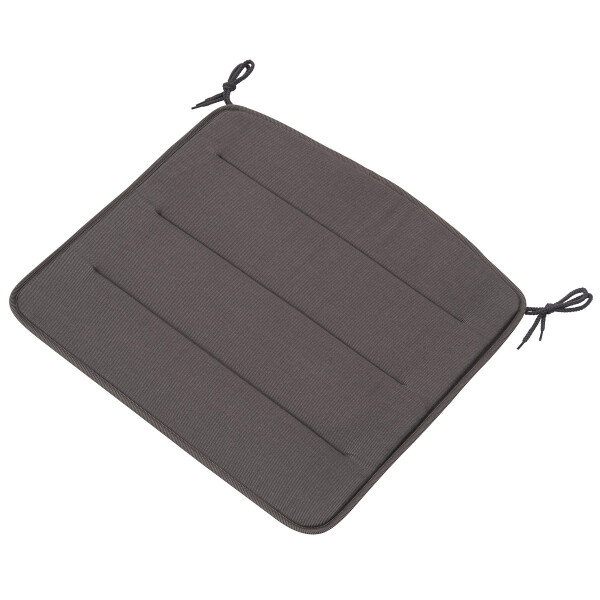 Muuto Linear steel seat pad lounge armchair dark grey image