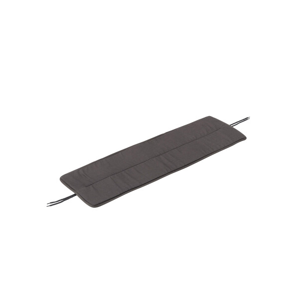 Muuto Linear steel seat pad bench 110 dark grey image