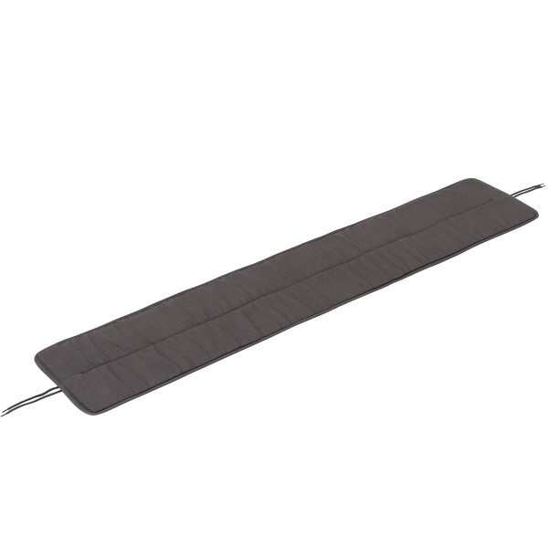 Muuto Linear steel seat pad bench 170 dark grey image