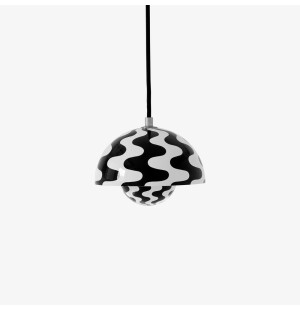 &Tradition FLOWERPOT VP10 riippuvalaisin, pattern black/white kuva