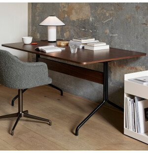 &Tradition PAVILION AV18 pöytä 160x90 cm, pähkinä/musta kuva