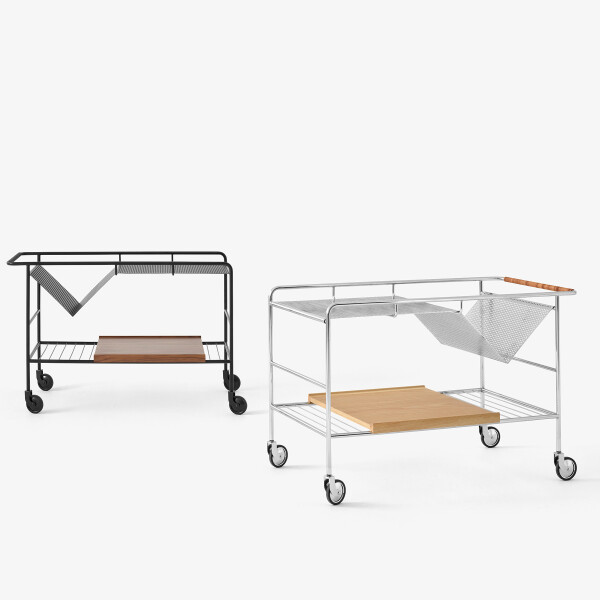 ATD Alima NDS1 Matt Black w. Walnut Tray Chrome w. Walnut kuva