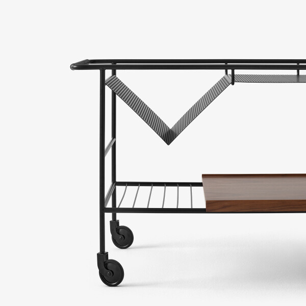 ATD Alima NDS1 Matt Black w. Walnut Tray Direct side kuva