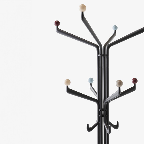 ATD Capture SC77 Coat Stand Graphite Multicolour top close up kuva