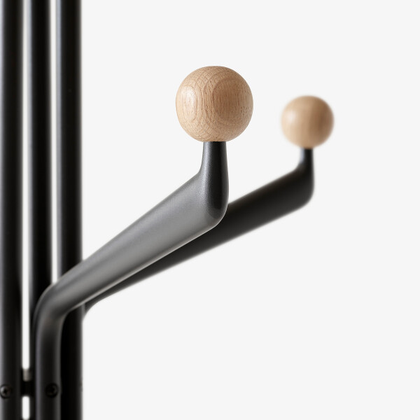 ATD Capture SC77 Coat Stand Graphite Oak close image