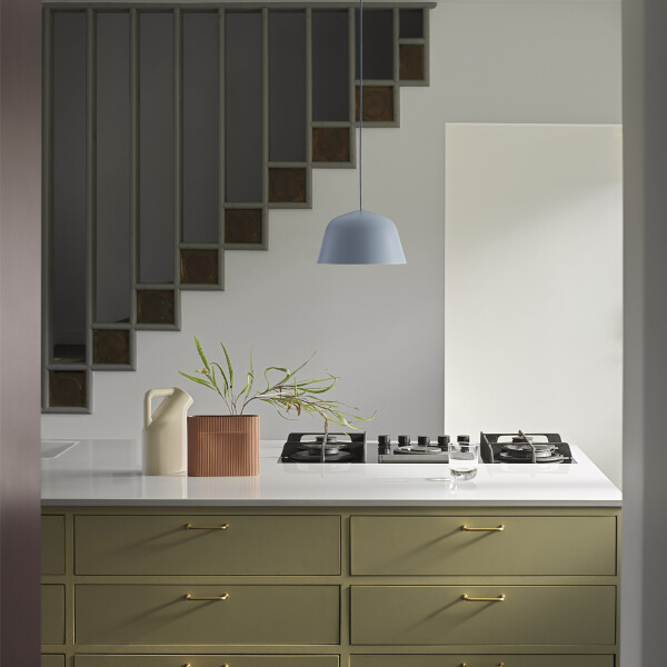 Muuto Ridge vase terracotta 16.5 lifestyle image