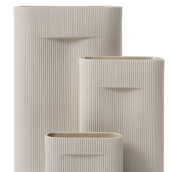Muuto Ridge vase beige group image