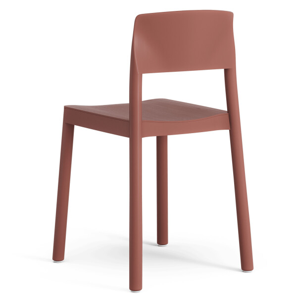 Swedese Grace Cafe Chair Ash English Red back image