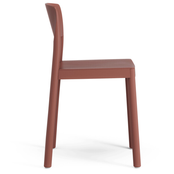 Swedese Grace Cafe Chair Ash English Red side image