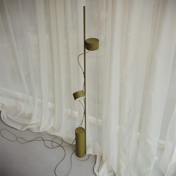 Muuto Post lamp floor brown green image