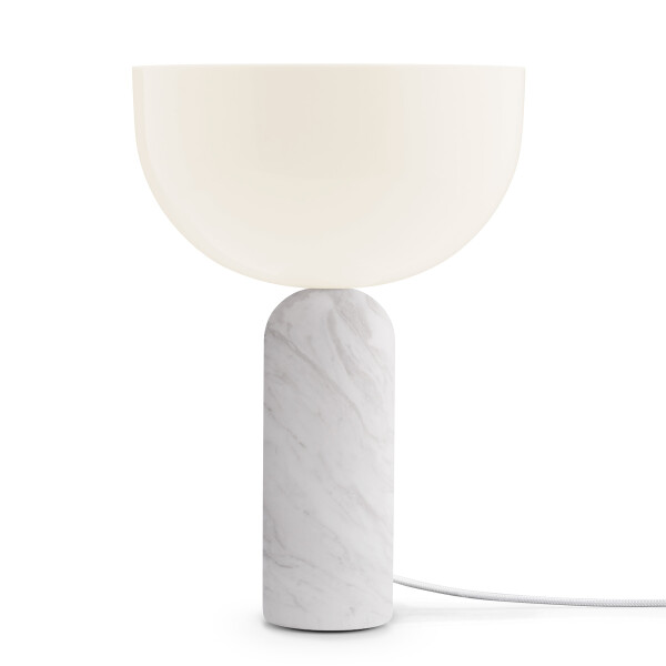 New Works Kizu Table Lamp White Marble Small on kuva