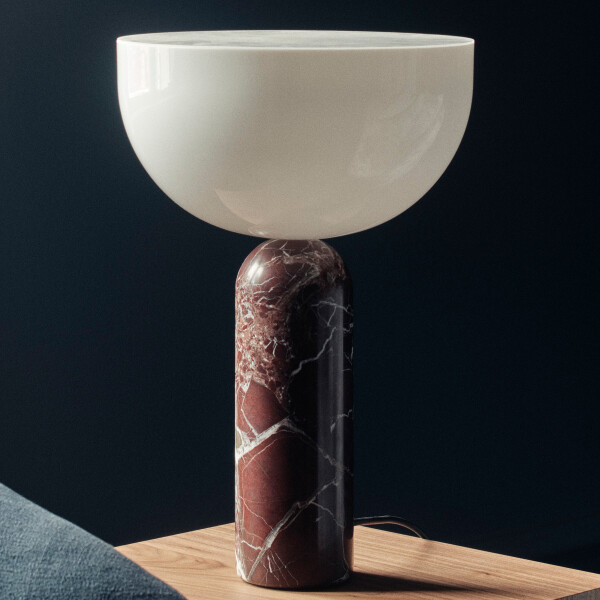 New Works Kizu Table Lamp Large Rosso Levanto Interior image