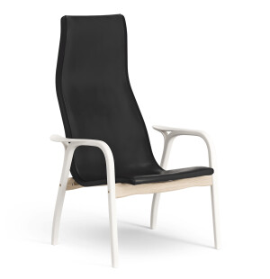 Swedese LAMINO DUALITY nojatuoli, valkolaseroitu/musta kuva