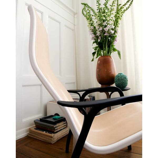 Swedese lamino duality oak leather natural close image