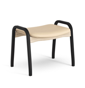 Swedese LAMINO DUALITY rahi, musta lasitettu/nahka luonnonväri kuva