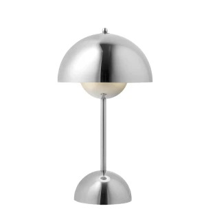 &Tradition FLOWERPOT VP9 PORTABLE bordslampa, krom image