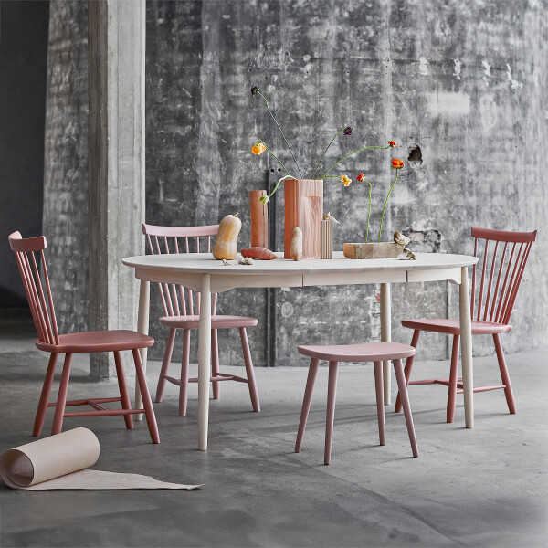 Stolab Lilla Aland and Palle stool Mauve and Burnt clay kuva