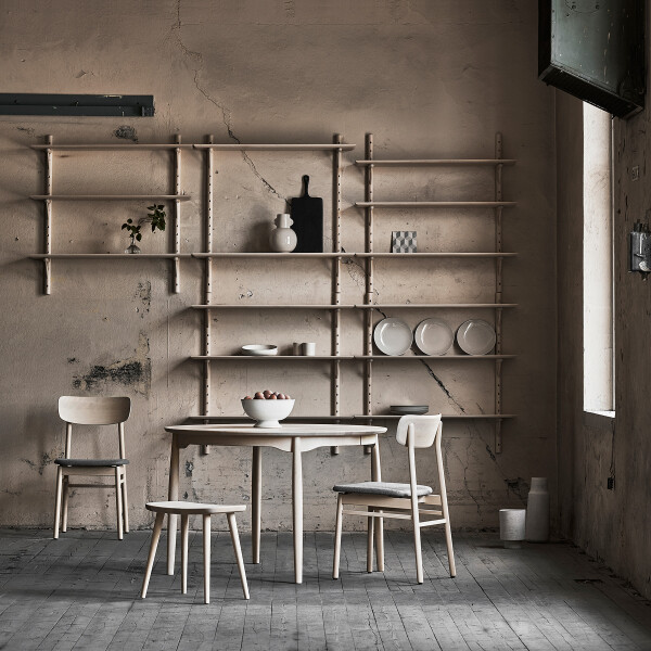 Stolab Palle stool Carl table fixed top and Lilla Aland chair 0406 kuva