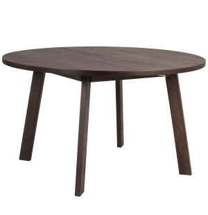 Rowico GLENSIDE ruokapöytä Ø130-230 cm, ruskea kuva