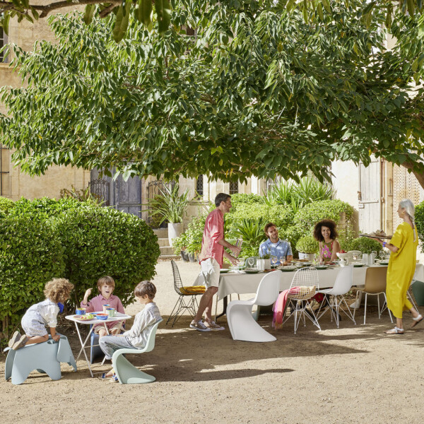 6963474 Eames Elephant Panton Junior Panton Chair Wire Chair DKR HAL Tube RE EPC Side Chair DSR image