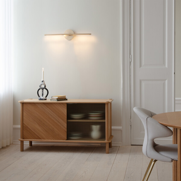 UMAGE lifestyle Italic oak Omni wall Time Flies sterling 1 image