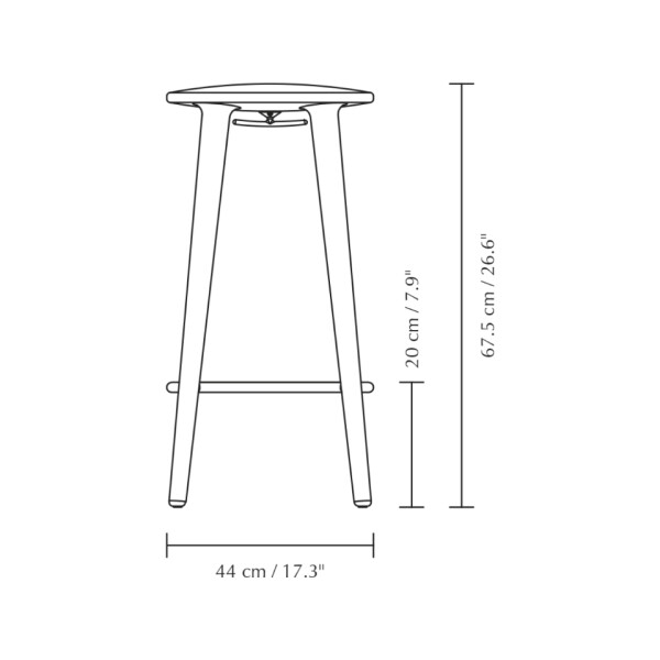 The Socialite counter stool image