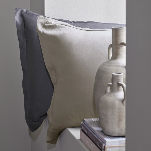 HOME by Tempur Pillows x2 standing windowsill Anthracite Nature Silky Bamboo 04 0113 image