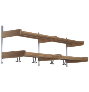 Oscarssons Möbel MEJA hatthylla 2 plan 115 cm, lackad ek image