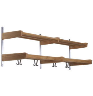 Oscarssons Möbel MEJA hatthylla 2 plan 115 cm, oljad ek image