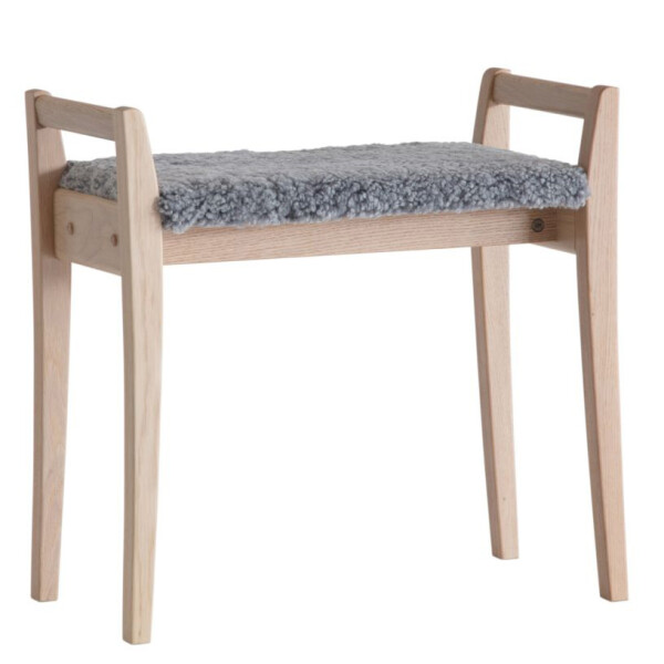 Oscarssons Mobel Meja pall farskinn ljusgra vitoljad ek image