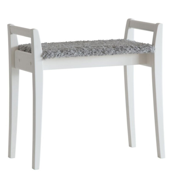 Oscarssons Mobel Meja pall farskinnslook ljusgra vit kuva