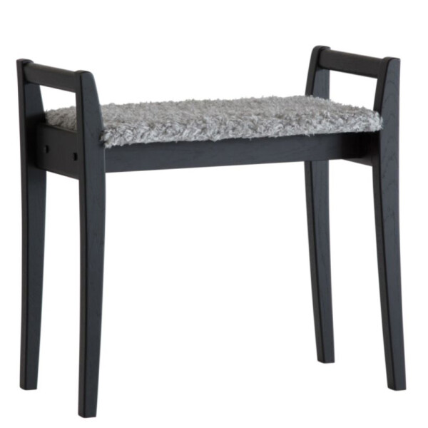 Oscarssons Mobel Meja pall farskinnslook ljusgra svart image