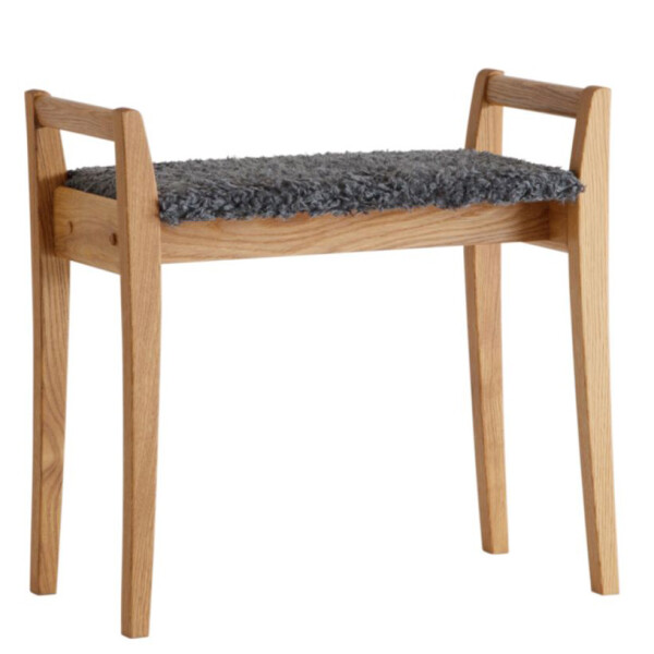 Oscarssons Mobel Meja pall farskinnslook morkgra oljad ek kuva