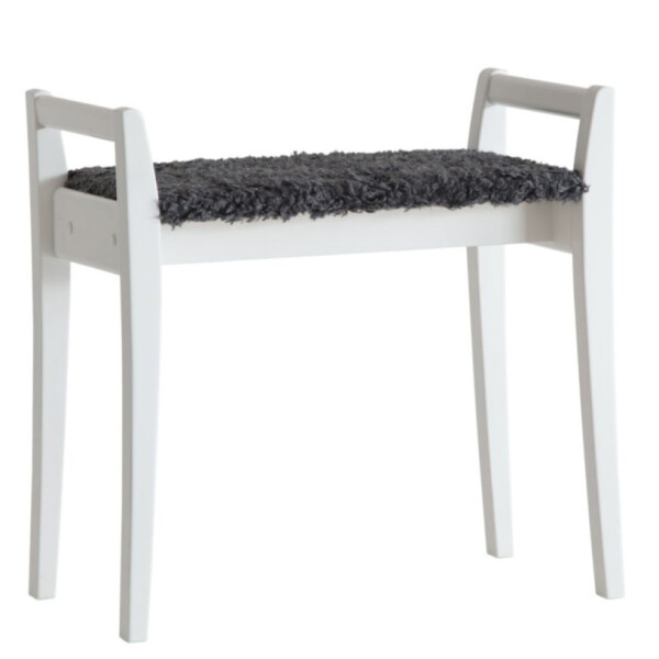 Oscarssons Mobel Meja pall farskinnslook morkgra vit image