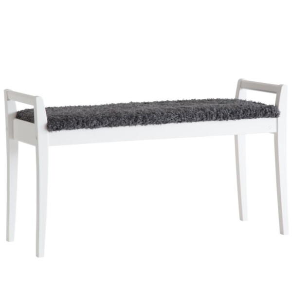 Oscarssons Mobel Meja bank farskinnslook morkgra vit image