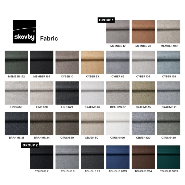 Tygprover 7 Skovby Fabric G1 G2 kuva