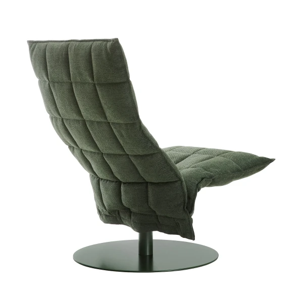 Woodnotes Narrow Swivel k chair upholstery and base plate Park back kuva