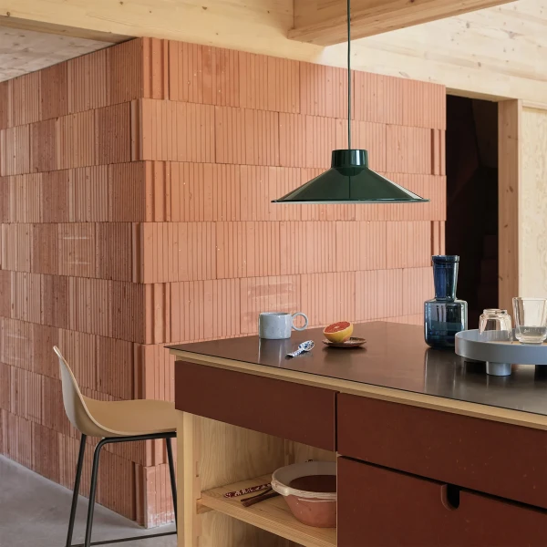 Muuto top pendant 36 dark green room image