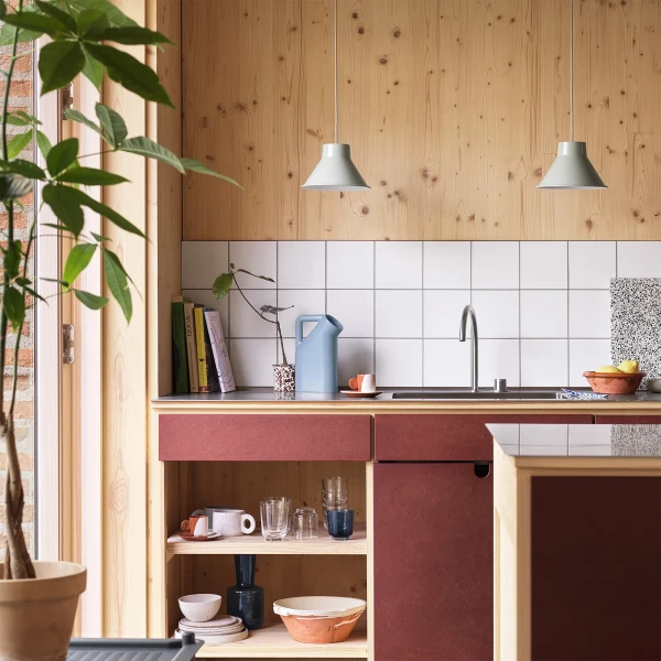 Muuto top pendant 21 grey tub jug pale blue kuva